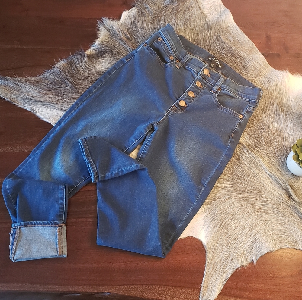 J. Crew Mercantile Skinny Button Fly Jeans